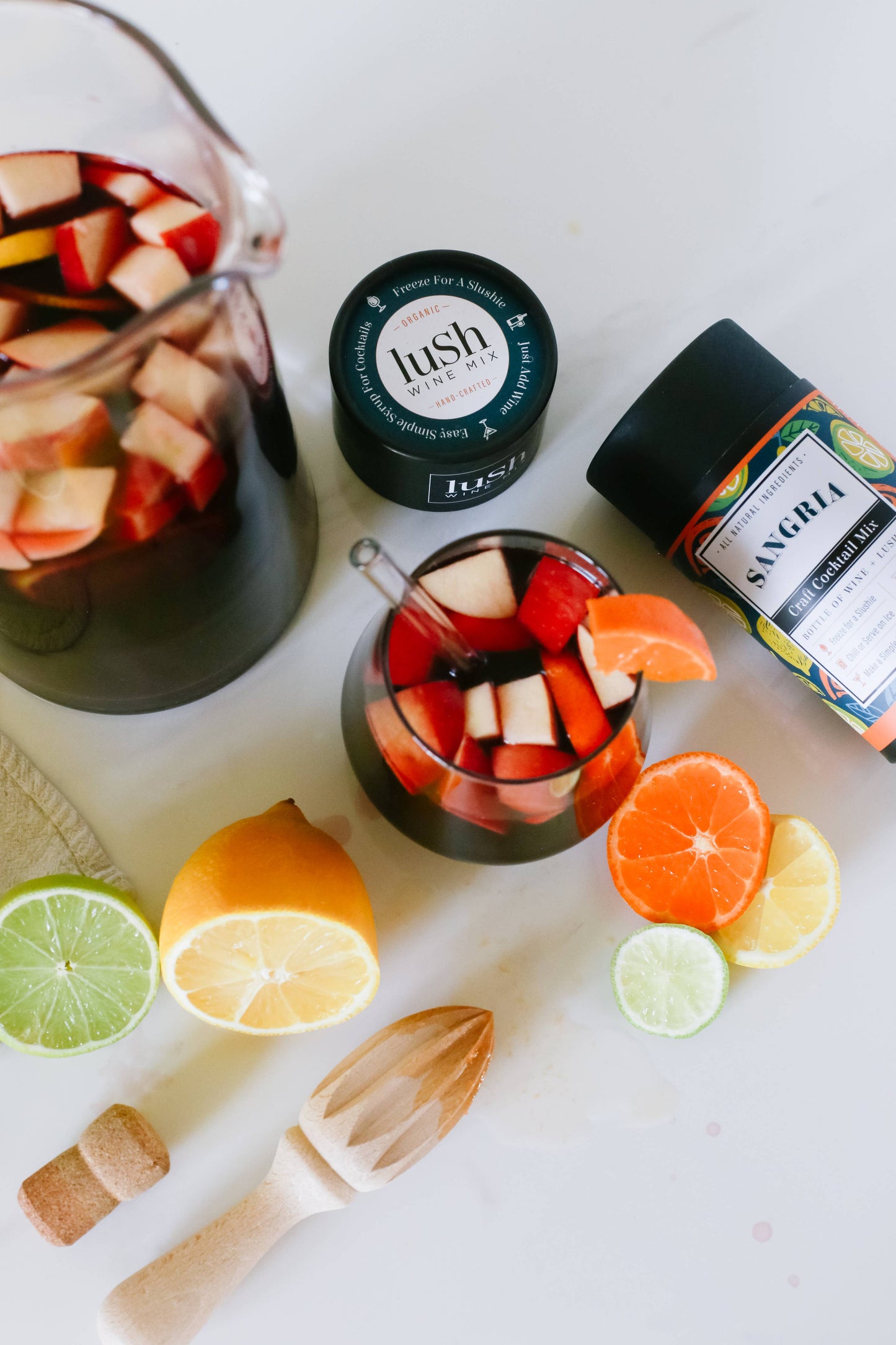Sangria Wine Slushie - 8+Servings Organic Cocktails Mocktail