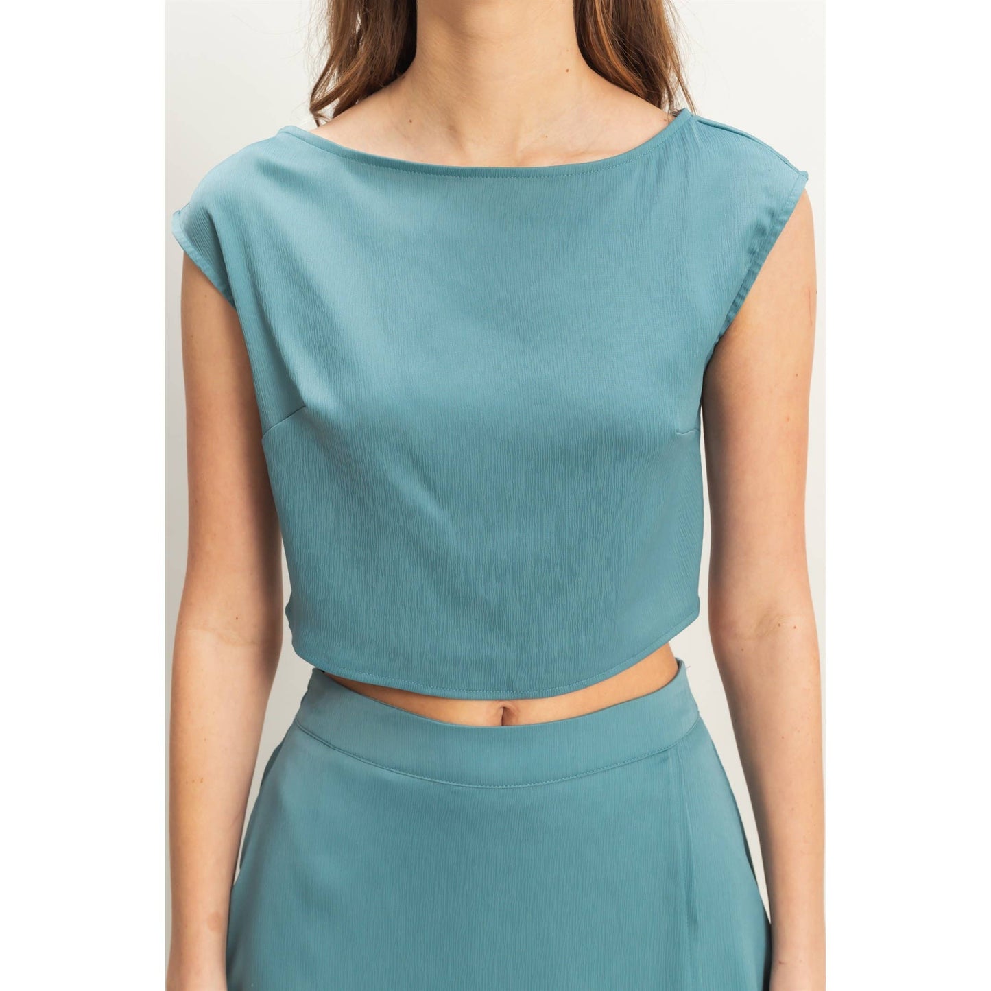 Sleeveless Top And Maxi Skirt Set