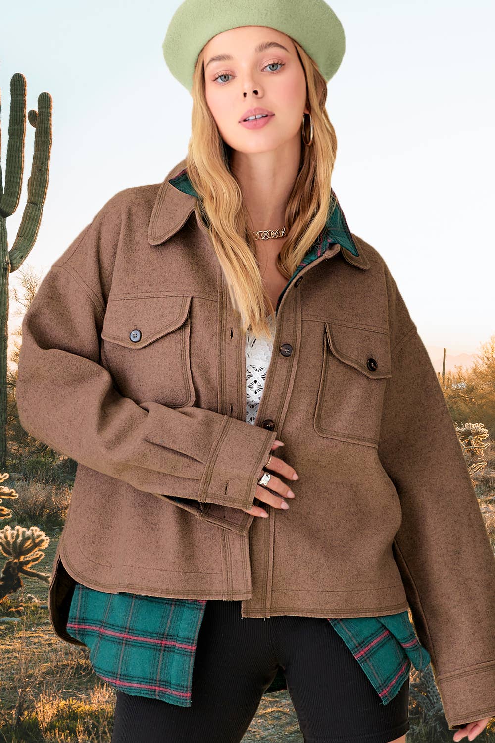 Lightweight Button Down Jacket