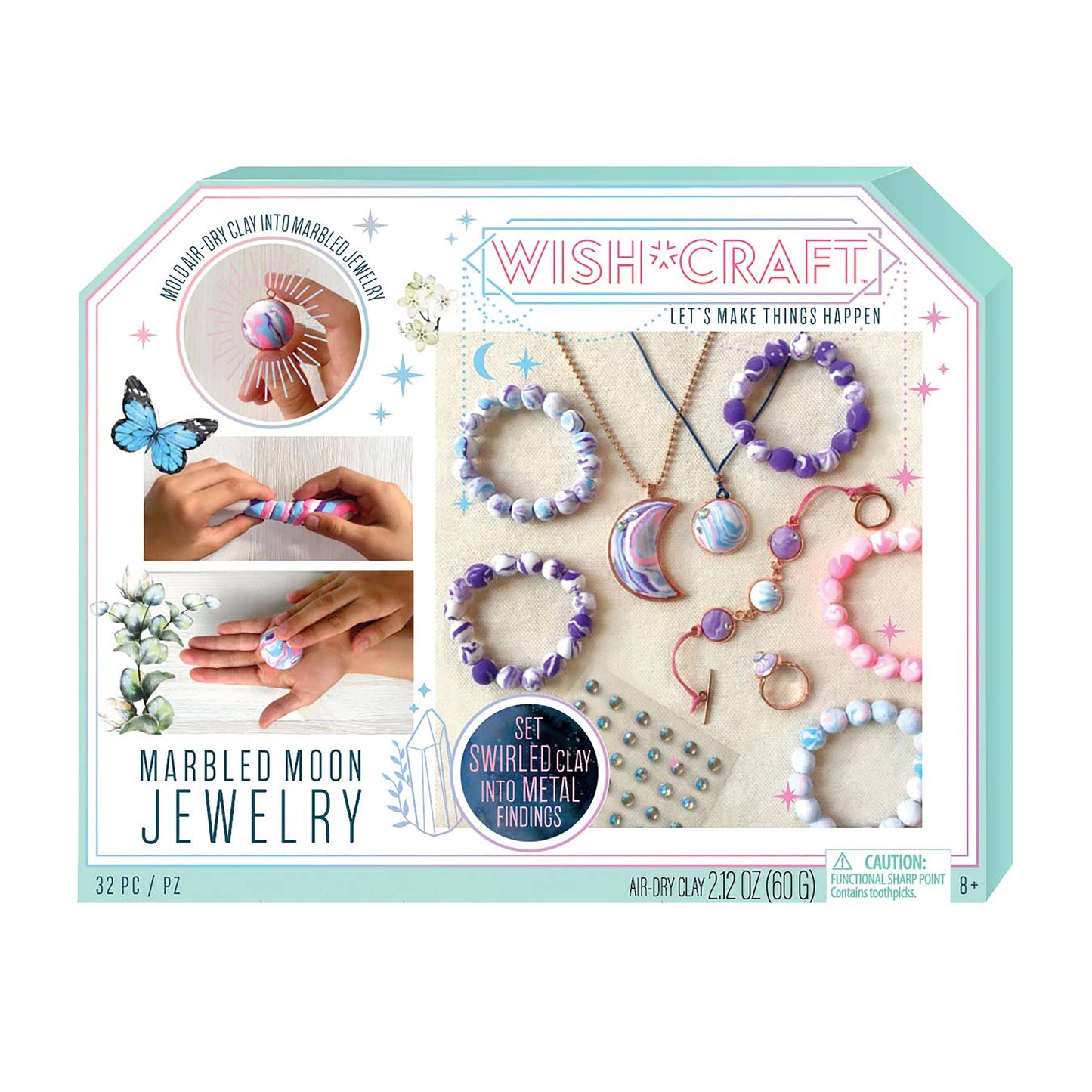 Wish*Craft Marbled Moon Jewelry