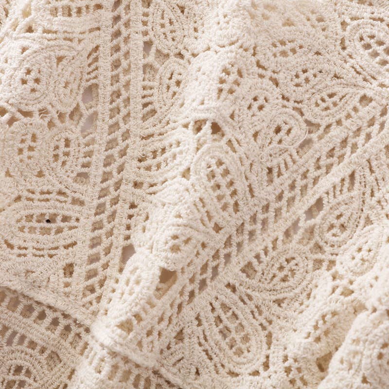 Bohemia Crochet Lace v-neck tank top