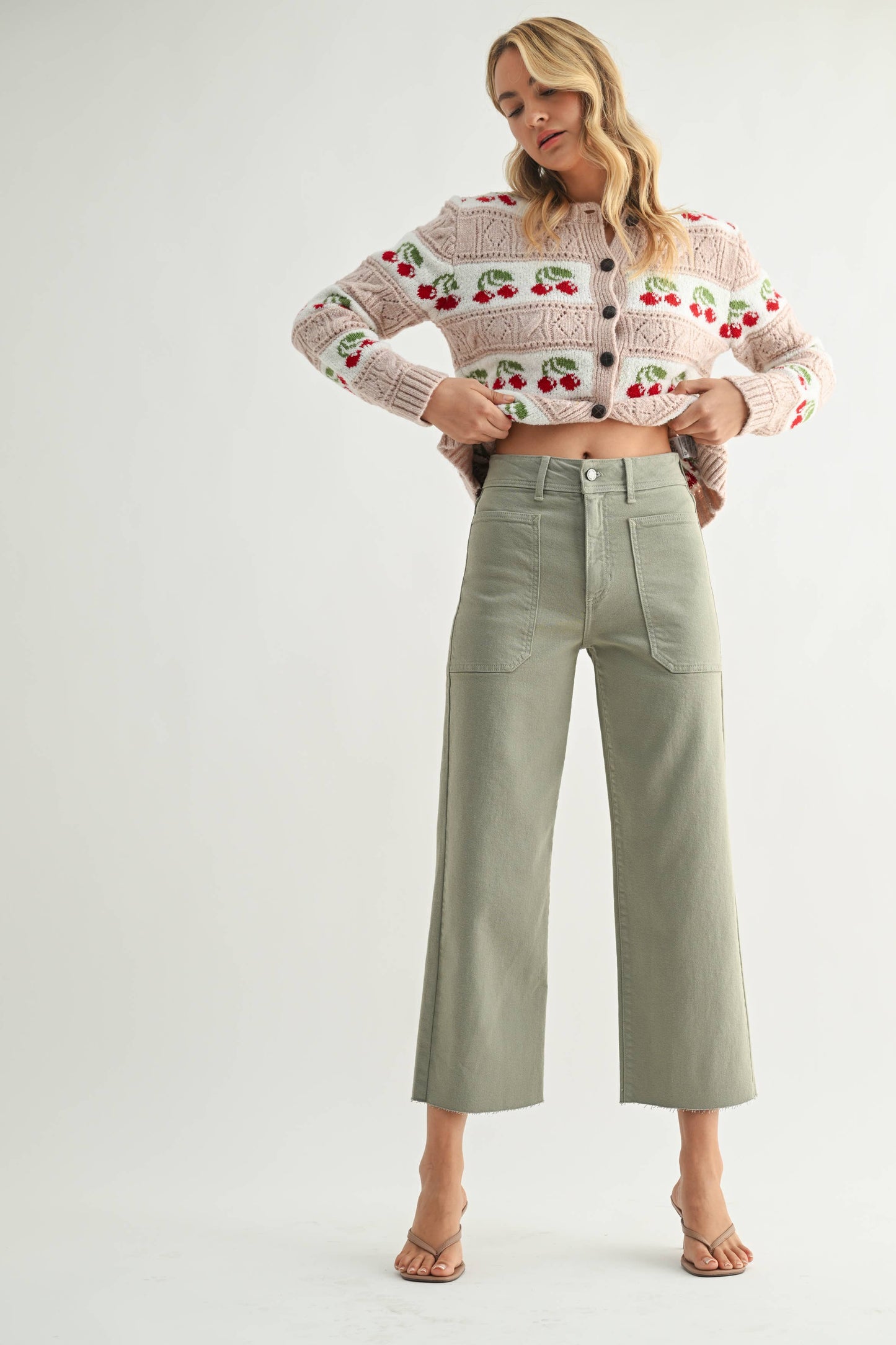 ROSEMARY - High Rise Utility Wide Leg