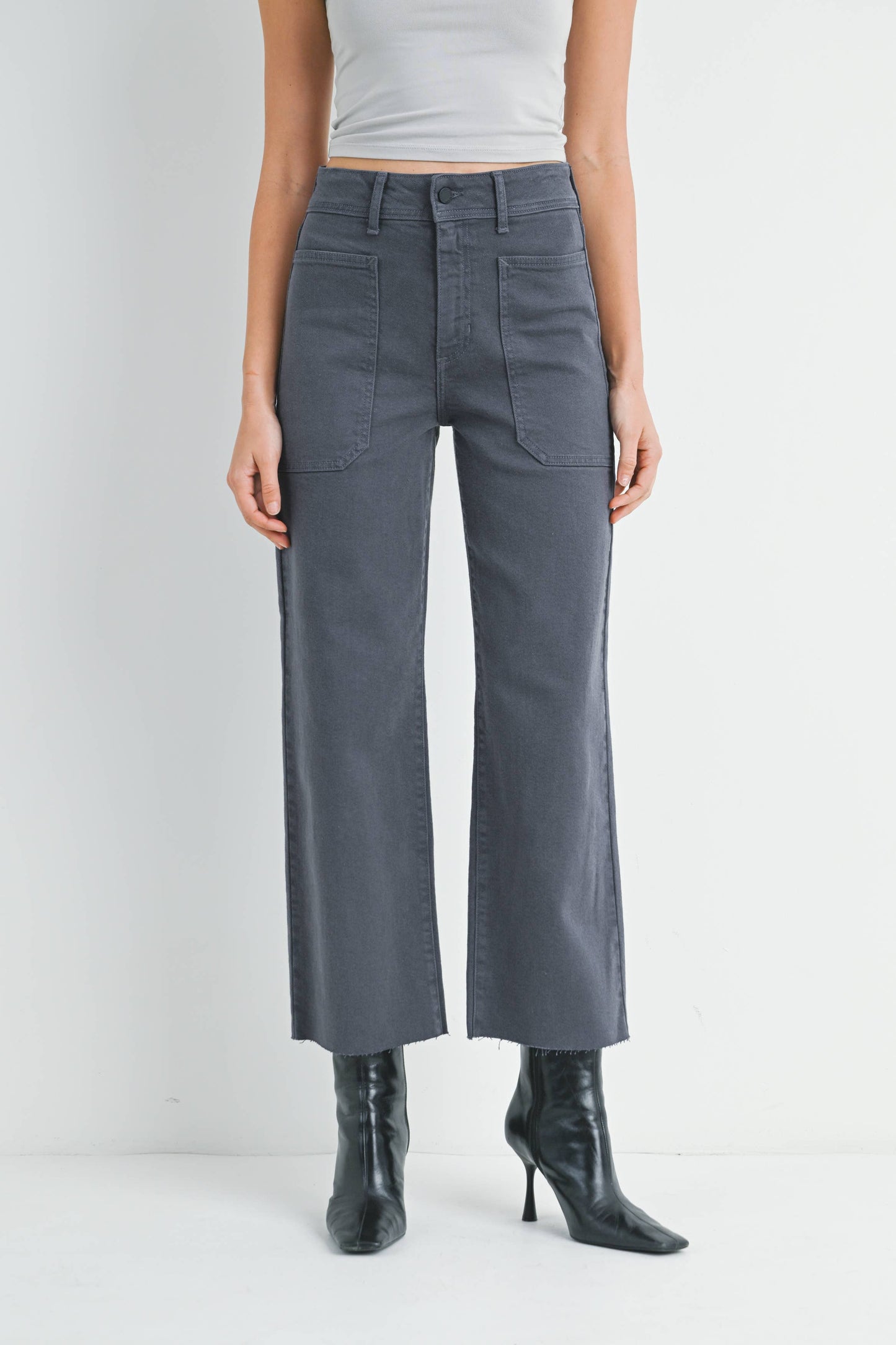High Rise Utility Wide Leg