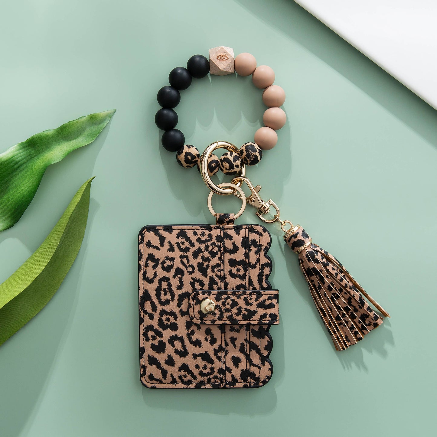 Silicone Wristlet Wallet Keychain/Card Holder Case