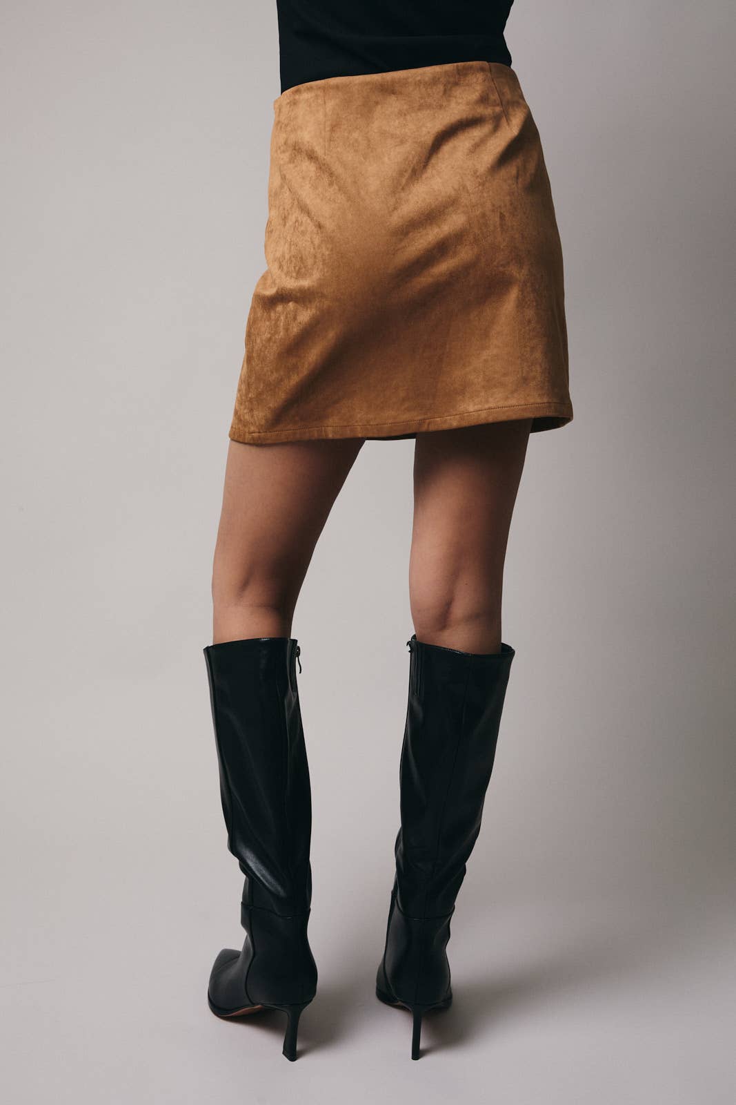 Suede Feel Mini Skirt