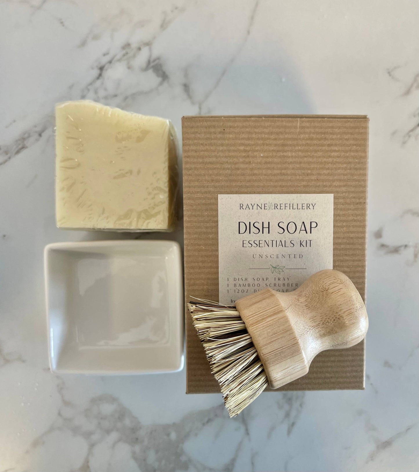 Solid Dish Soap Cube  - Essentials Kit