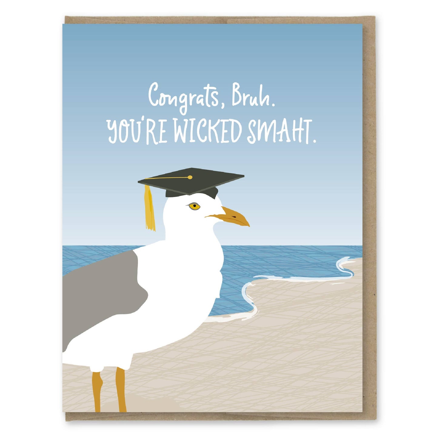 Wicked Smaht Graduation Card