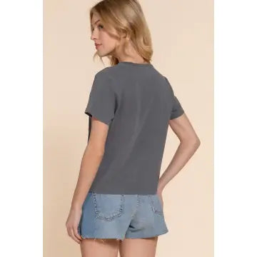Garment Dye Tee - Grey