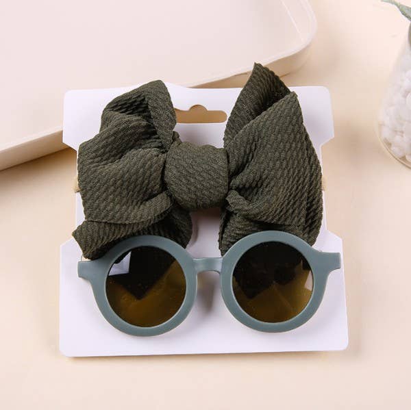 Baby Sunglasses and Headband Set