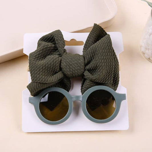 Baby Sunglasses and Headband Set