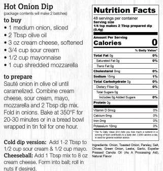 Caramelized Onion Farmhouse Artisan Dip