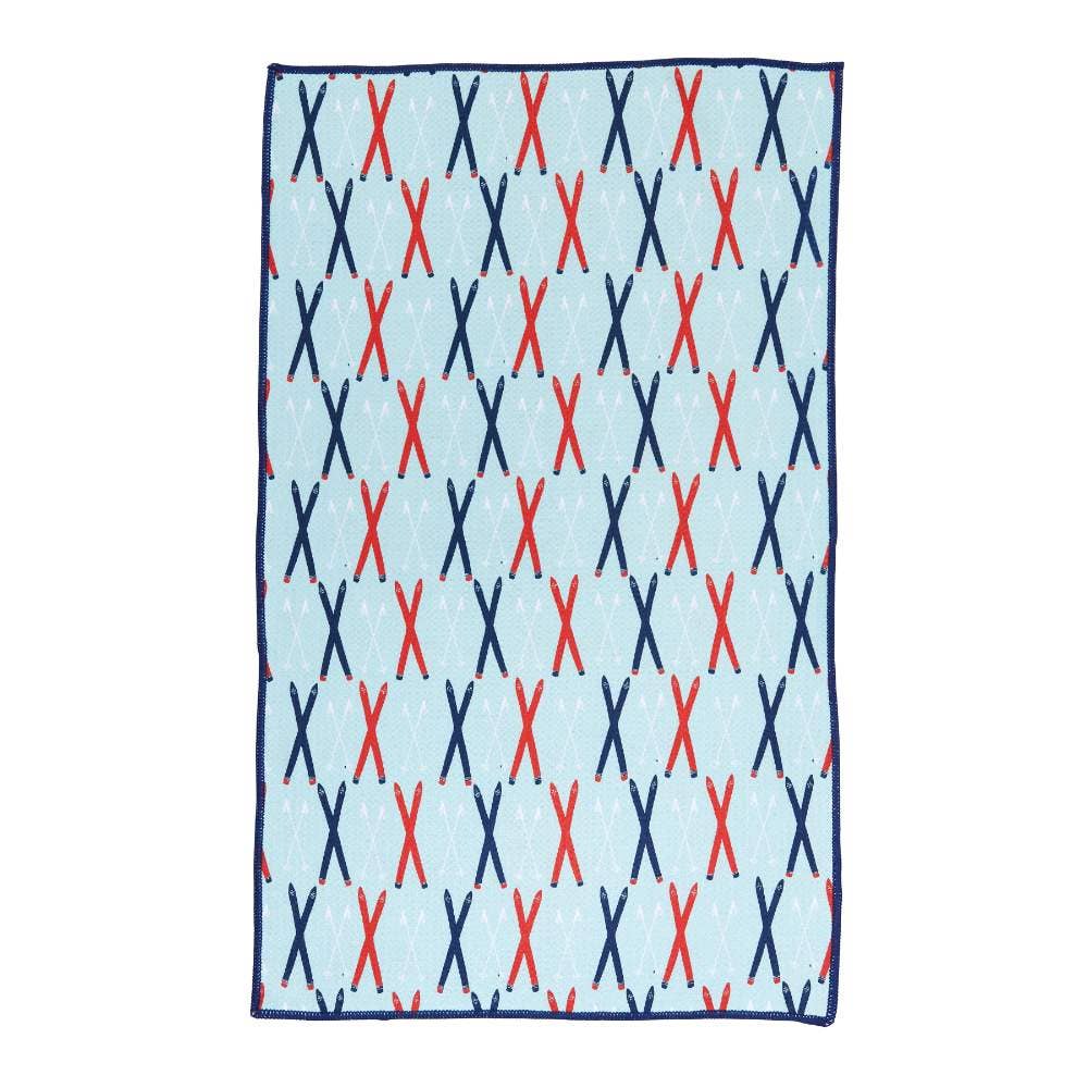 NORDIC SPORTS blu Kitchen Tea Towel