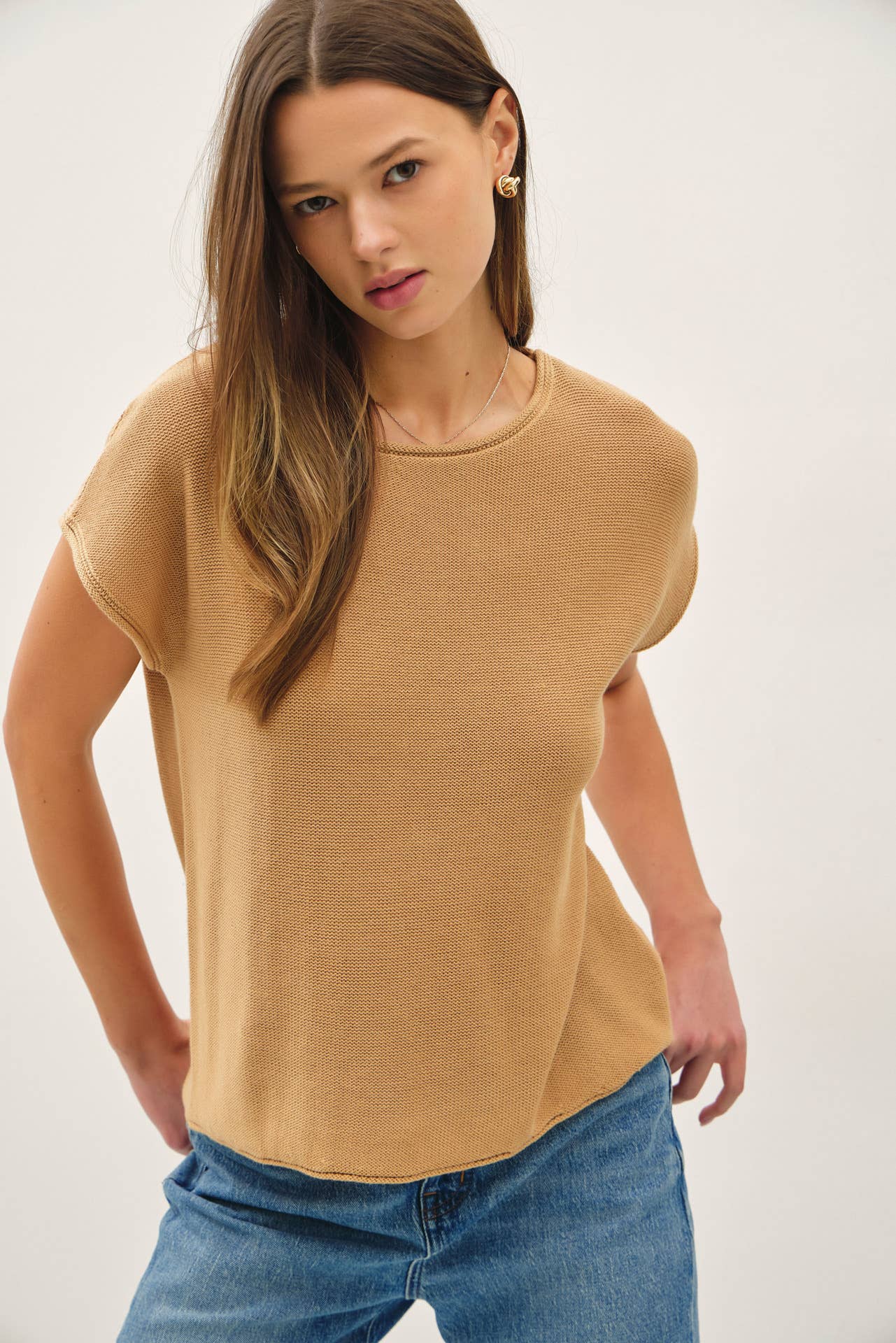 Boxy Shortsleeved Sweater