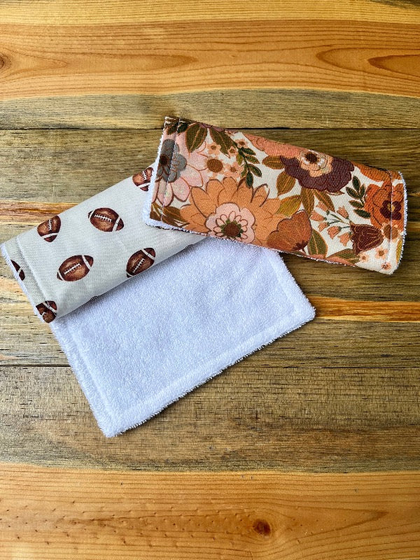 Cotton Print Burp Rag