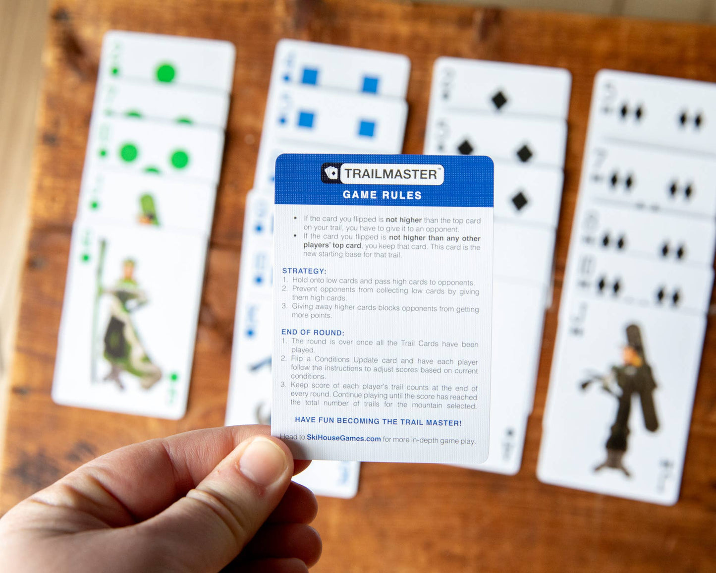 Trailmaster Card Game | Apres Ski Gift