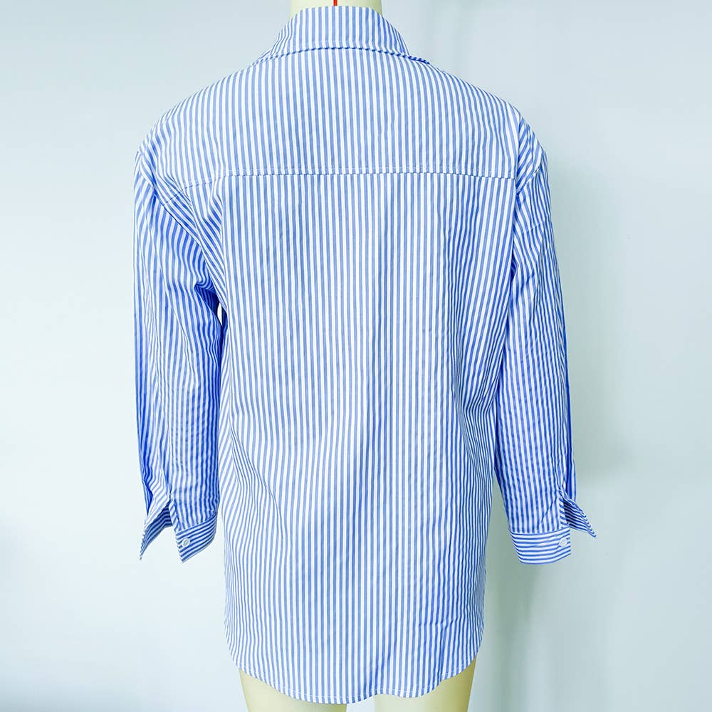 Dana Striped Button Up