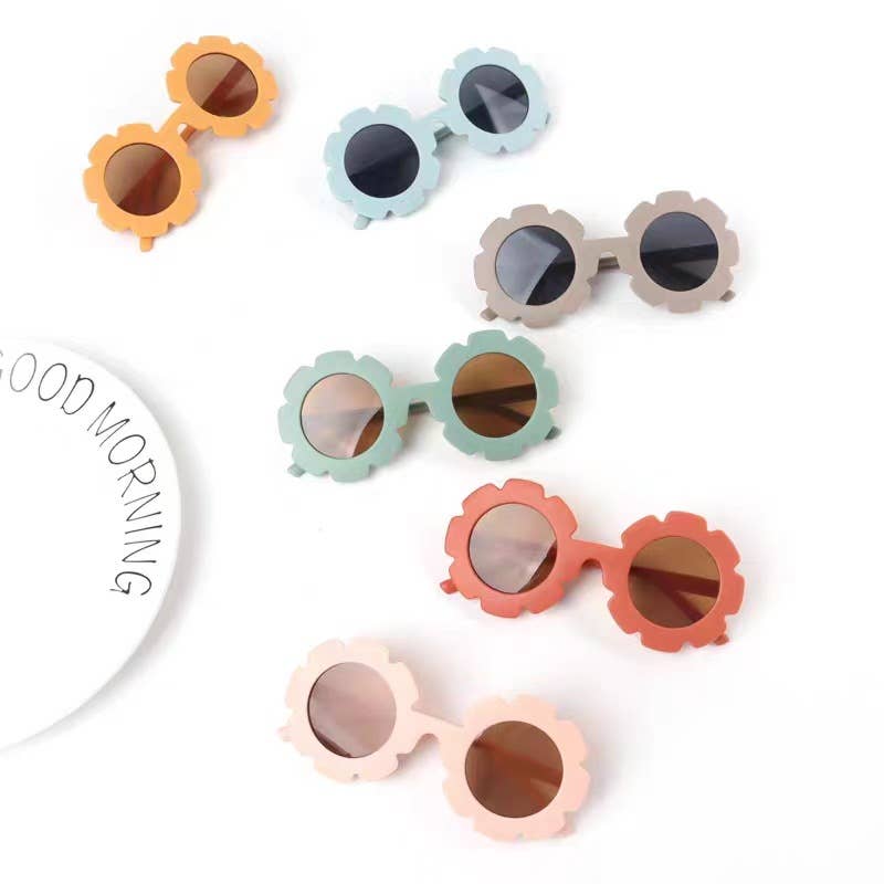 Kids Toddler Flower Sunglasses
