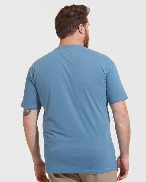 Short Sleeve T-Shirt | Crew Neck | Indigo