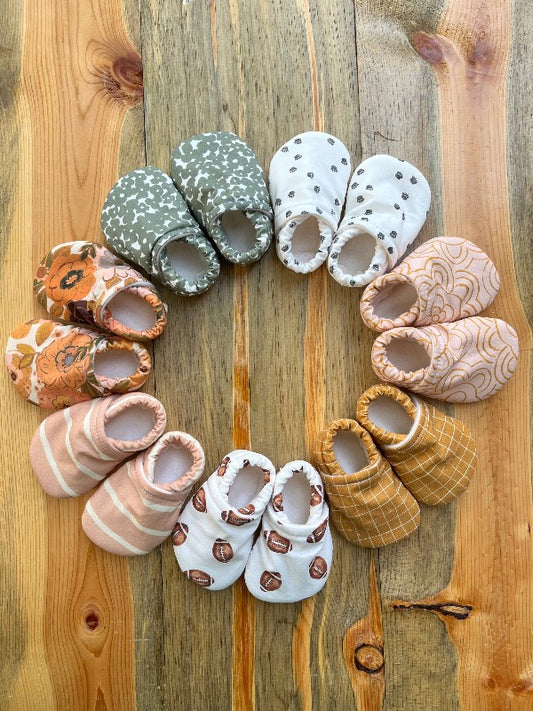 Baby Shoes in Various Patterns