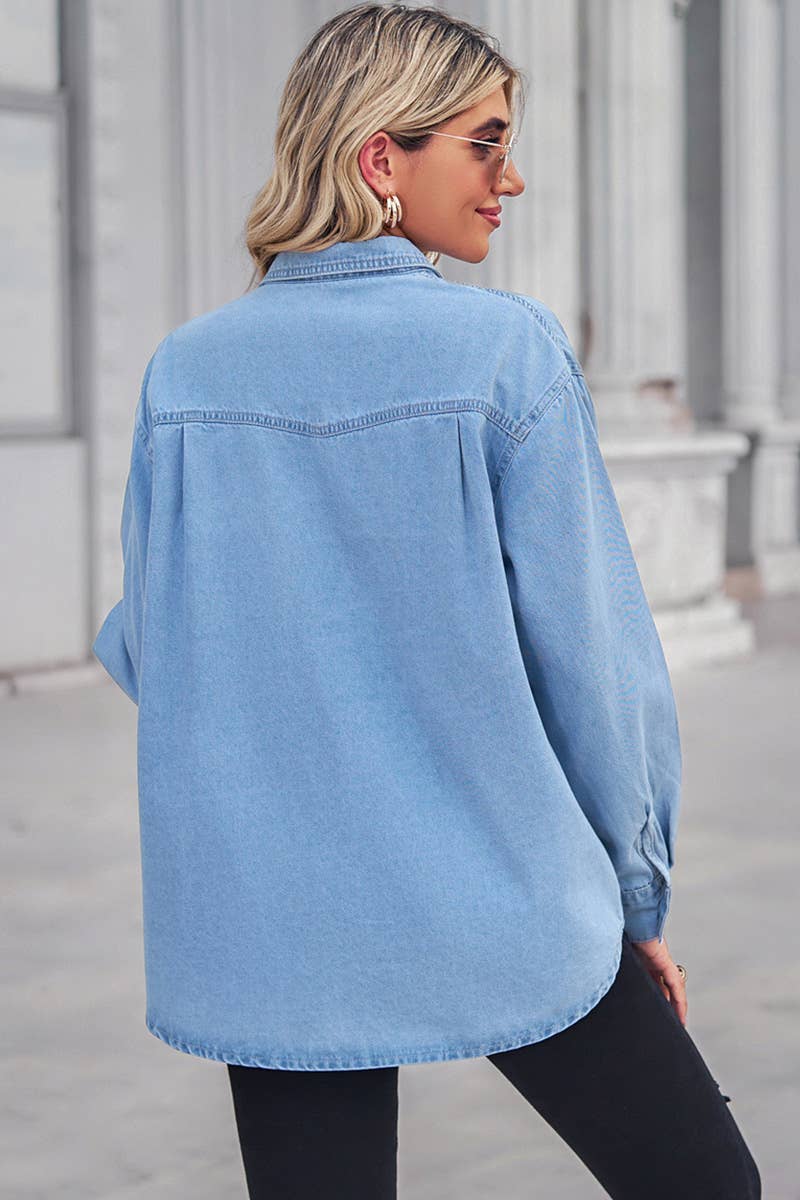 Denim Button Down