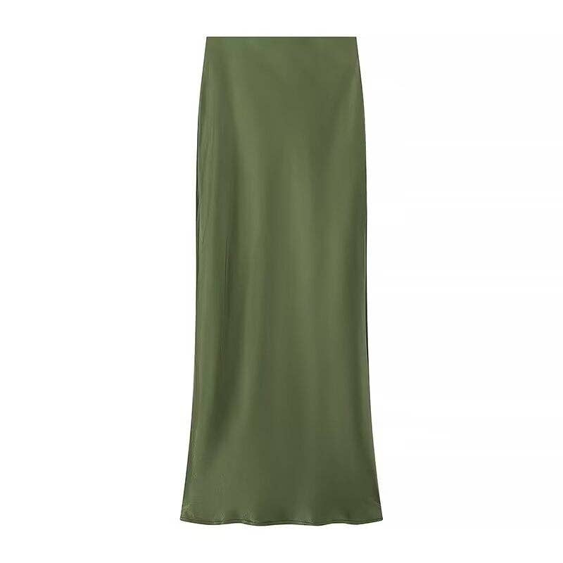 Satin Maxi Skirt