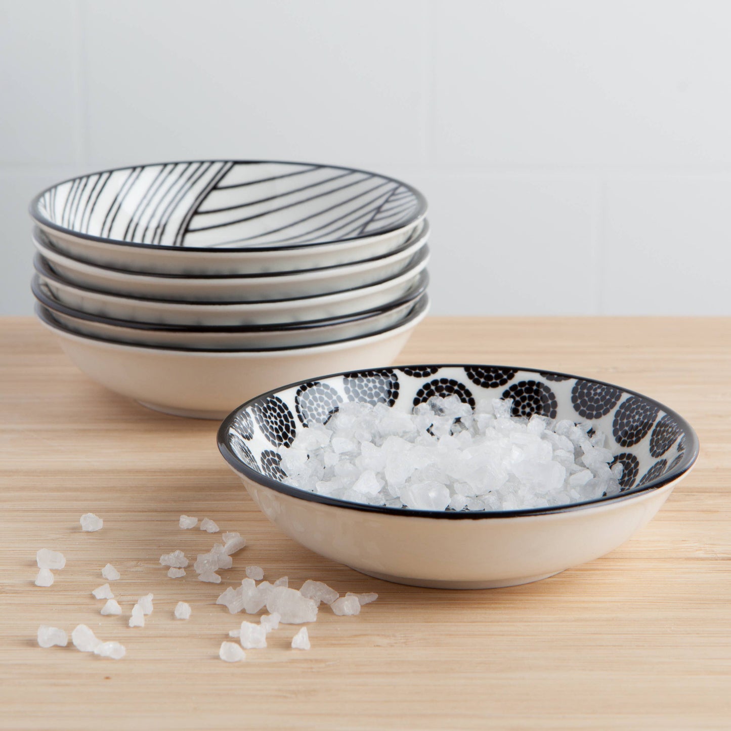 Black and White Pinch Bowl