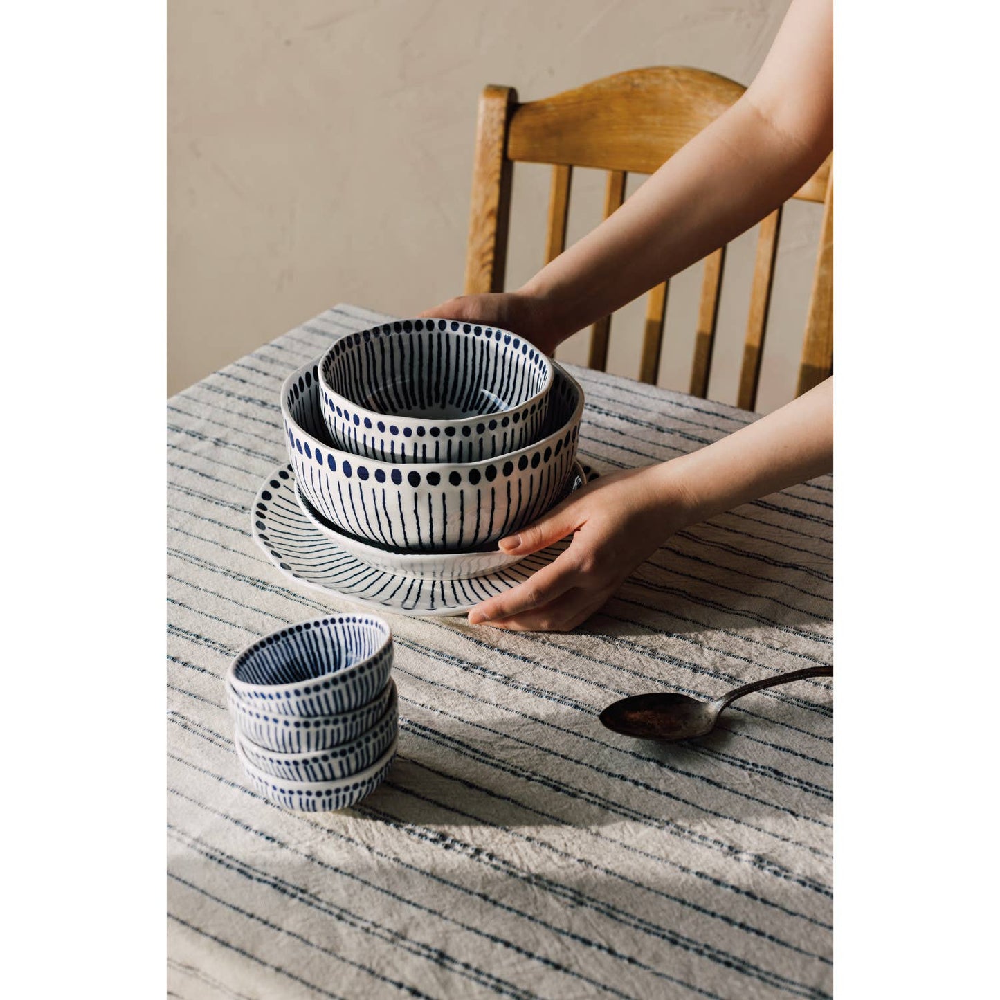Sprout Stamped Mixing Bowl - Medium