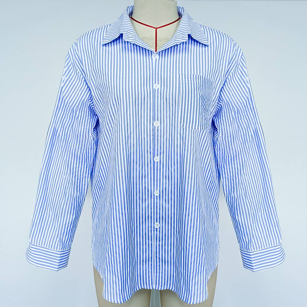 Dana Striped Button Up