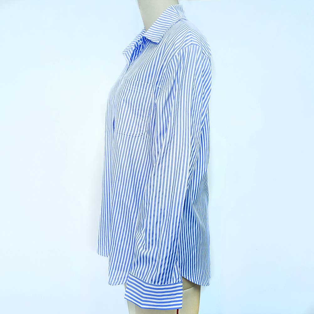 Dana Striped Button Up
