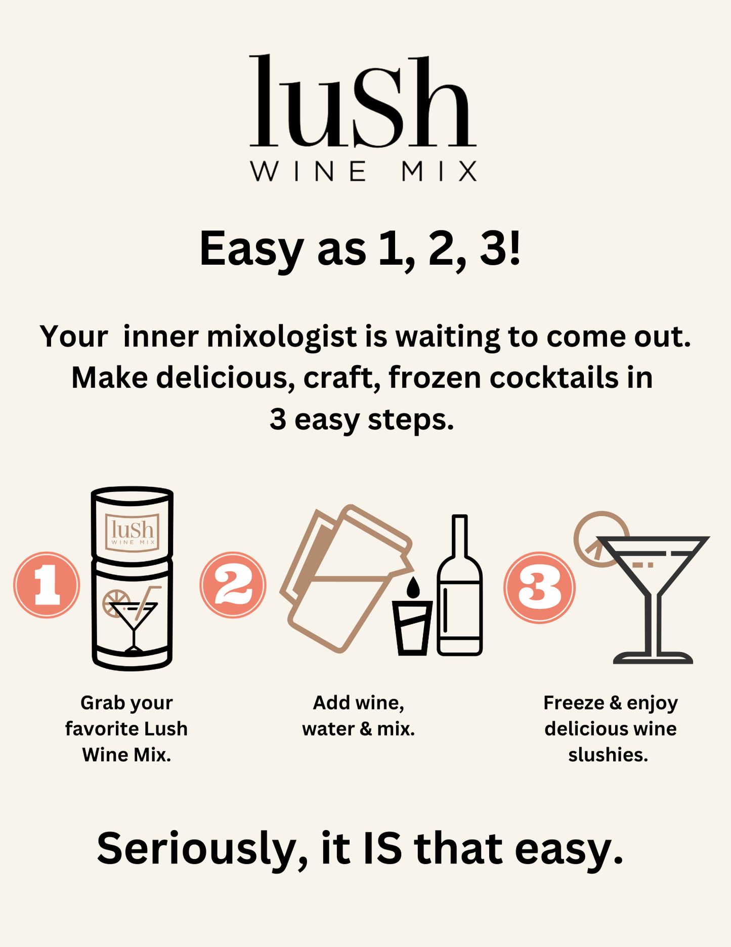 Original Frose Wine Slushie - 8+ Organic Cocktails Mocktails
