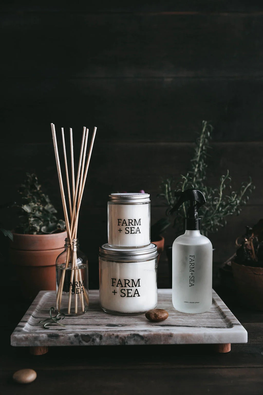 Farm + Sea Small Candle