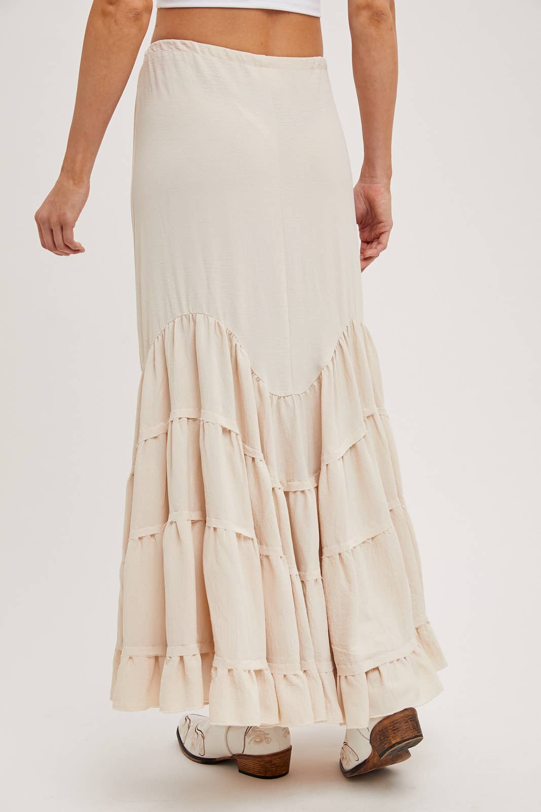 Ruffled Maxi Skirt