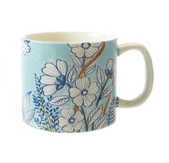 Mug w/ Flowers - 4 Styles