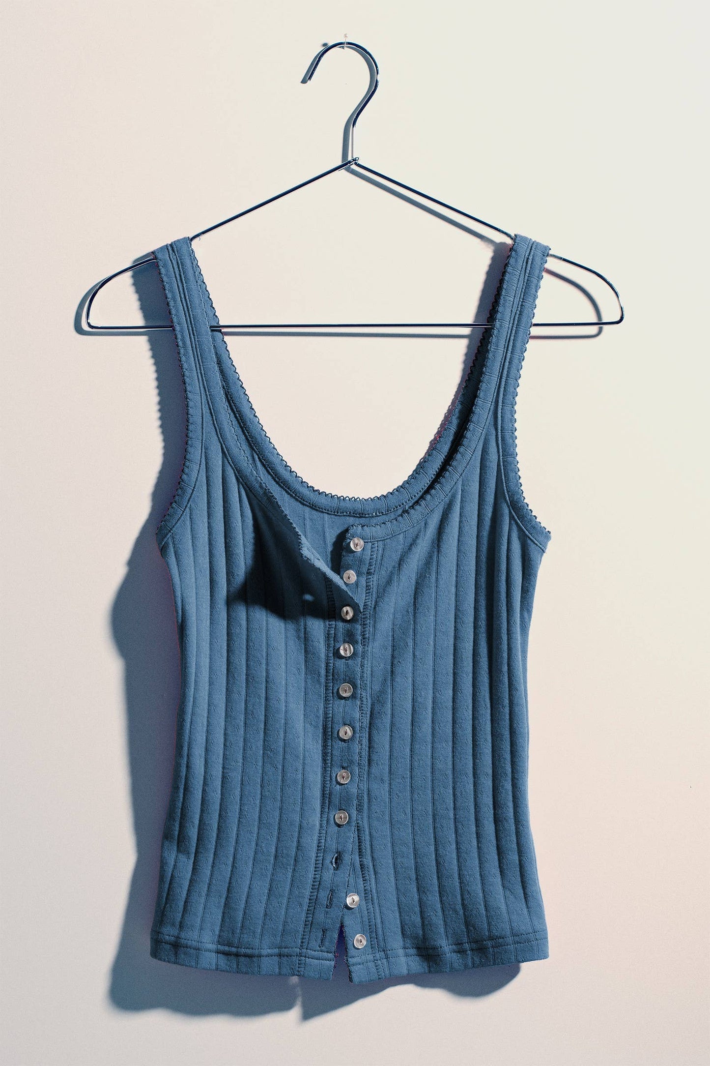 Henley Tank - Midnight Blue