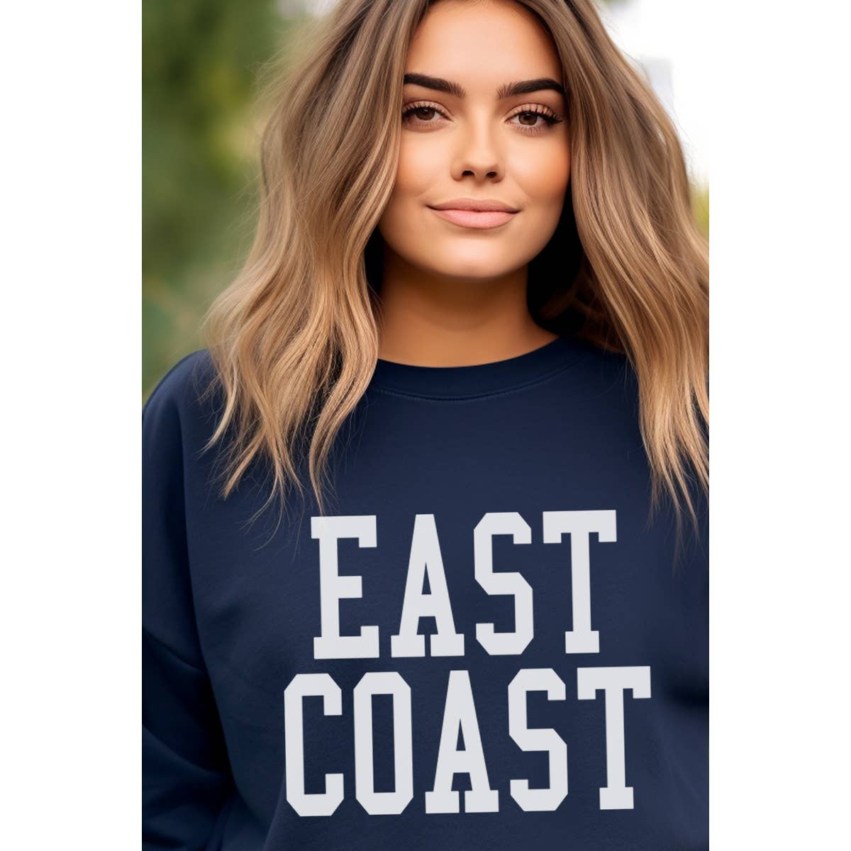 East Coast Vintage Oversized Graphic Sweatshirt