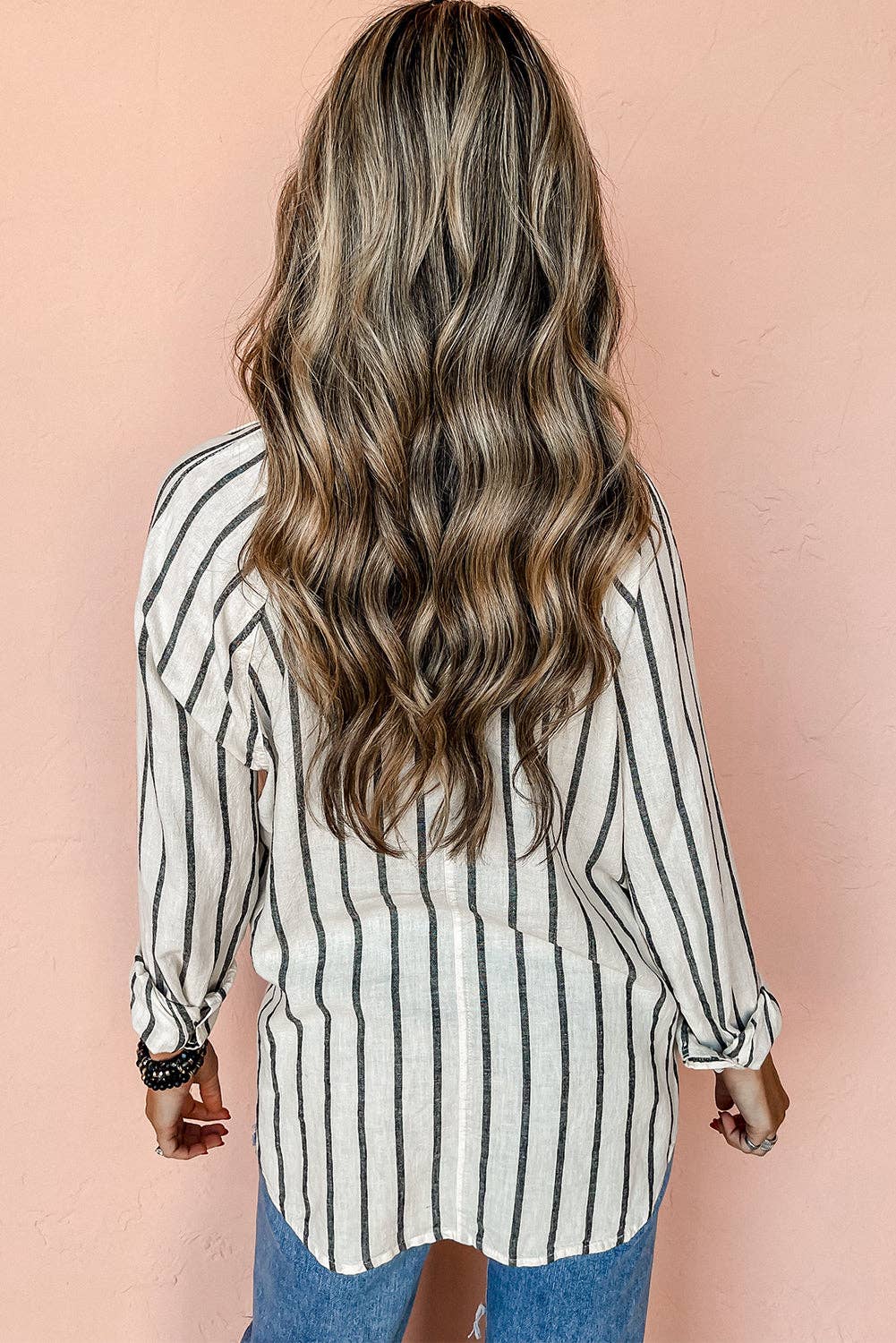 Jenny Stripe Button Down