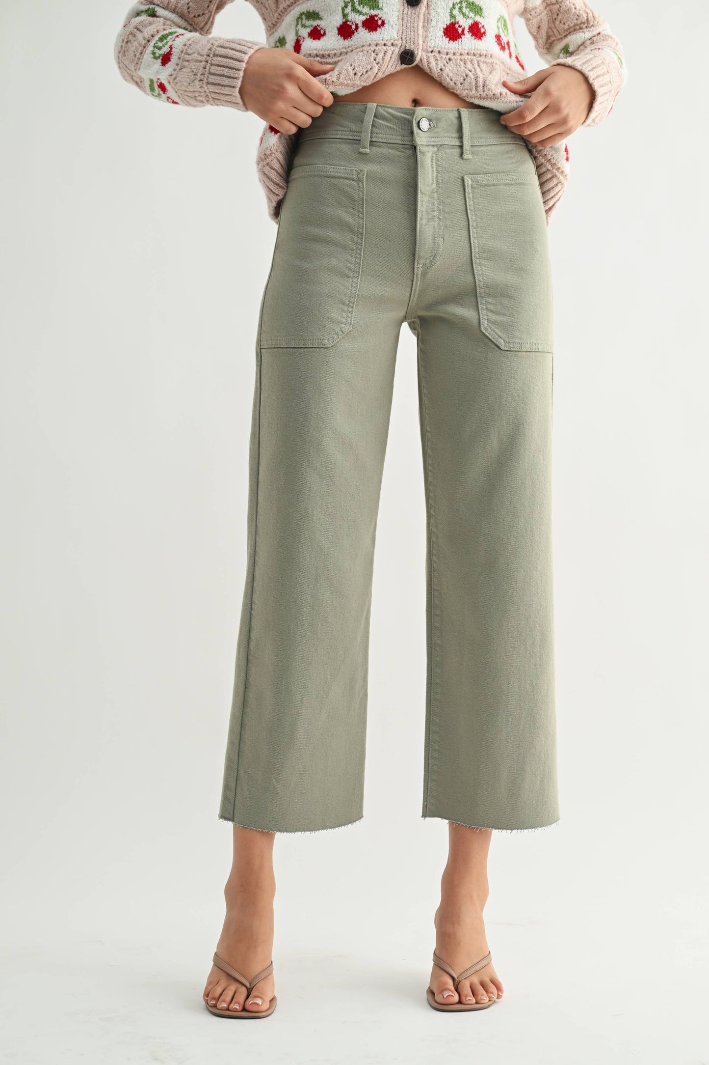 ROSEMARY - High Rise Utility Wide Leg