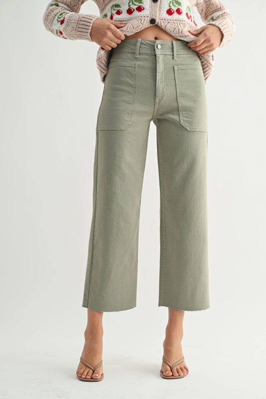 ROSEMARY - High Rise Utility Wide Leg