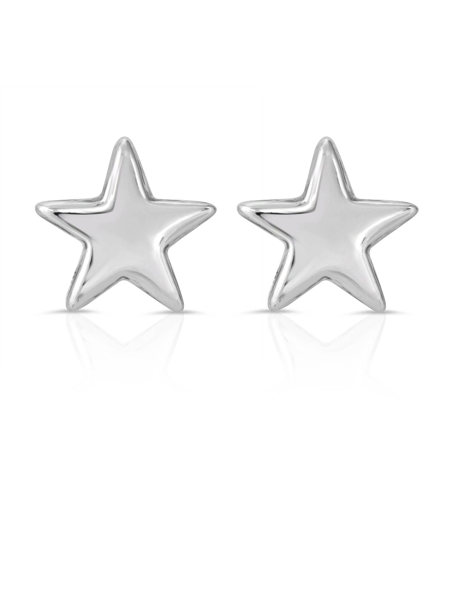 New Moon Silver Earrings - SHINE/STAR