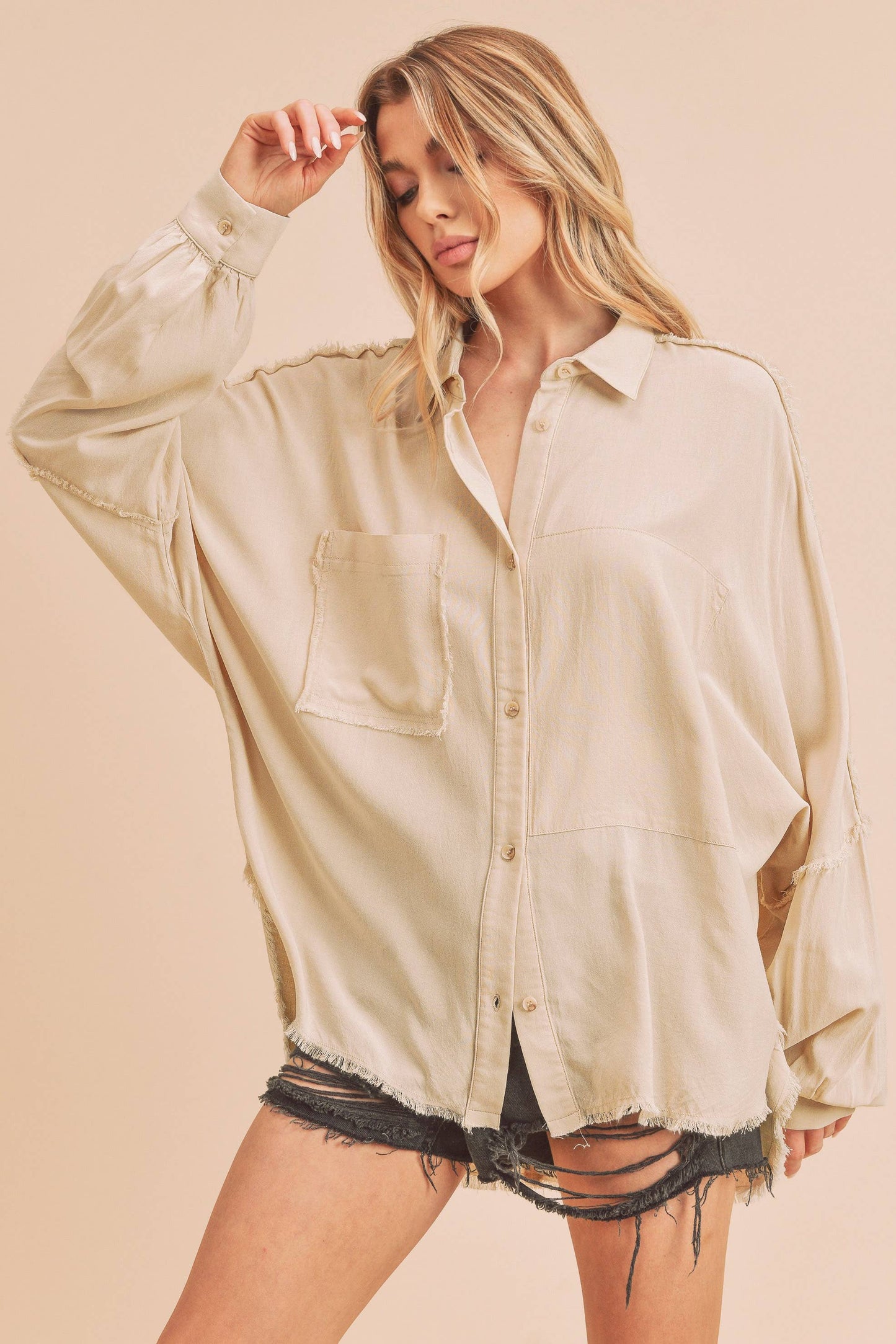 Delilah Shirt - Oat