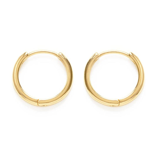 Simple 15mm Huggie Hoop