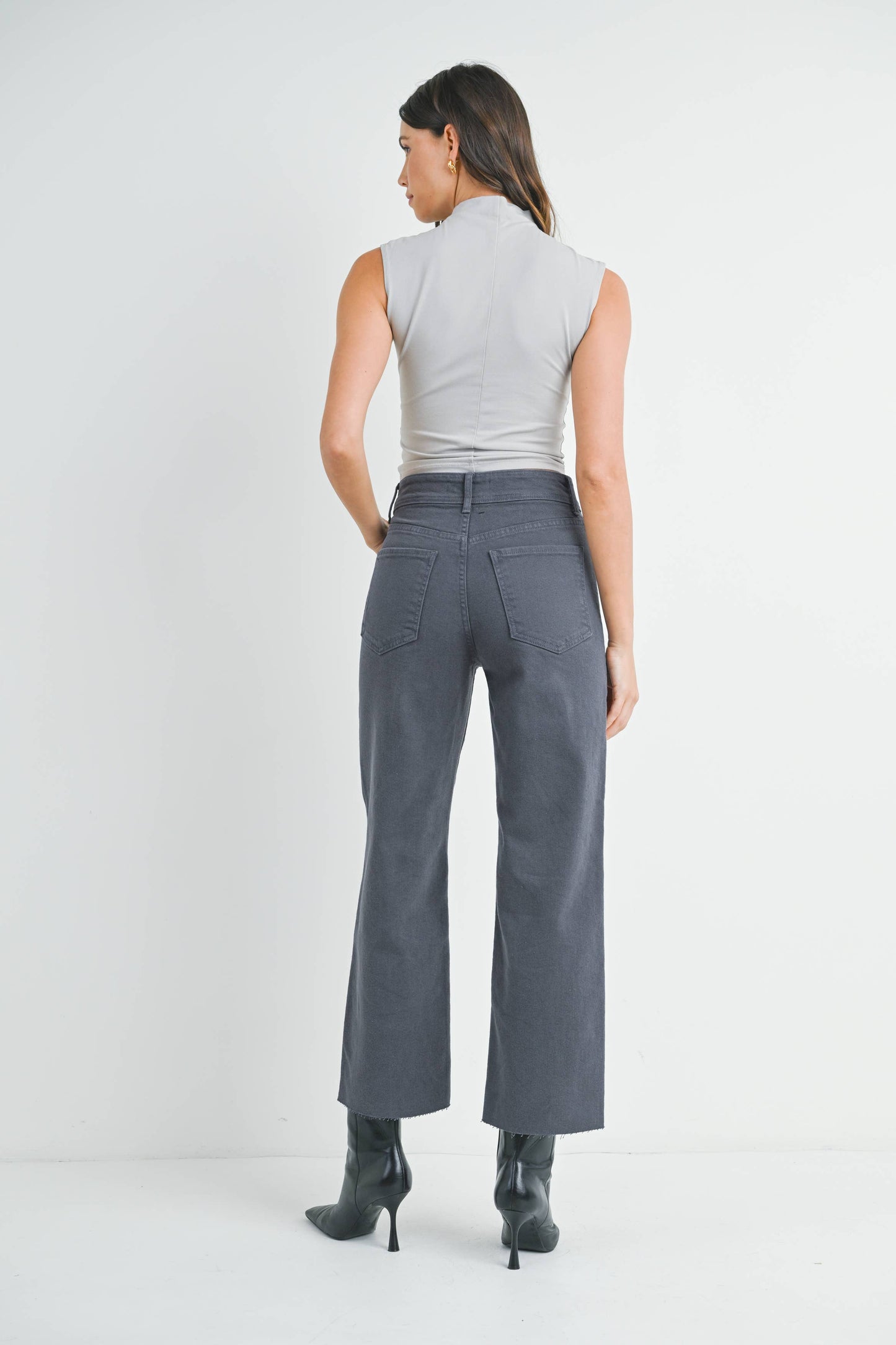 High Rise Utility Wide Leg