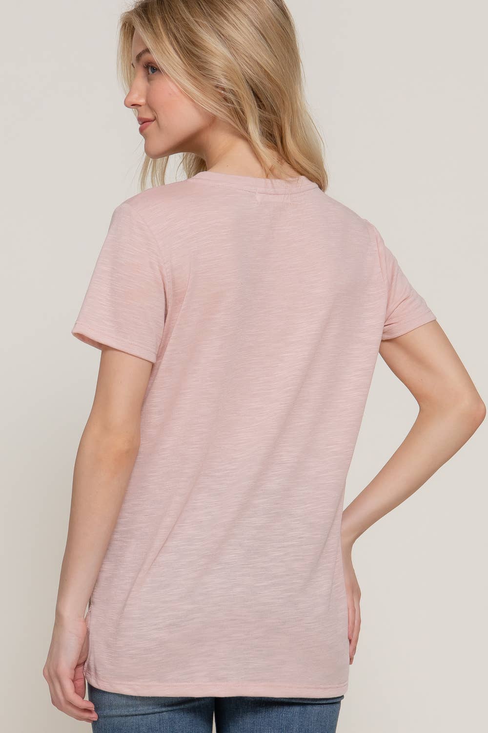 Short Sleeve Tee - Dusty Pink