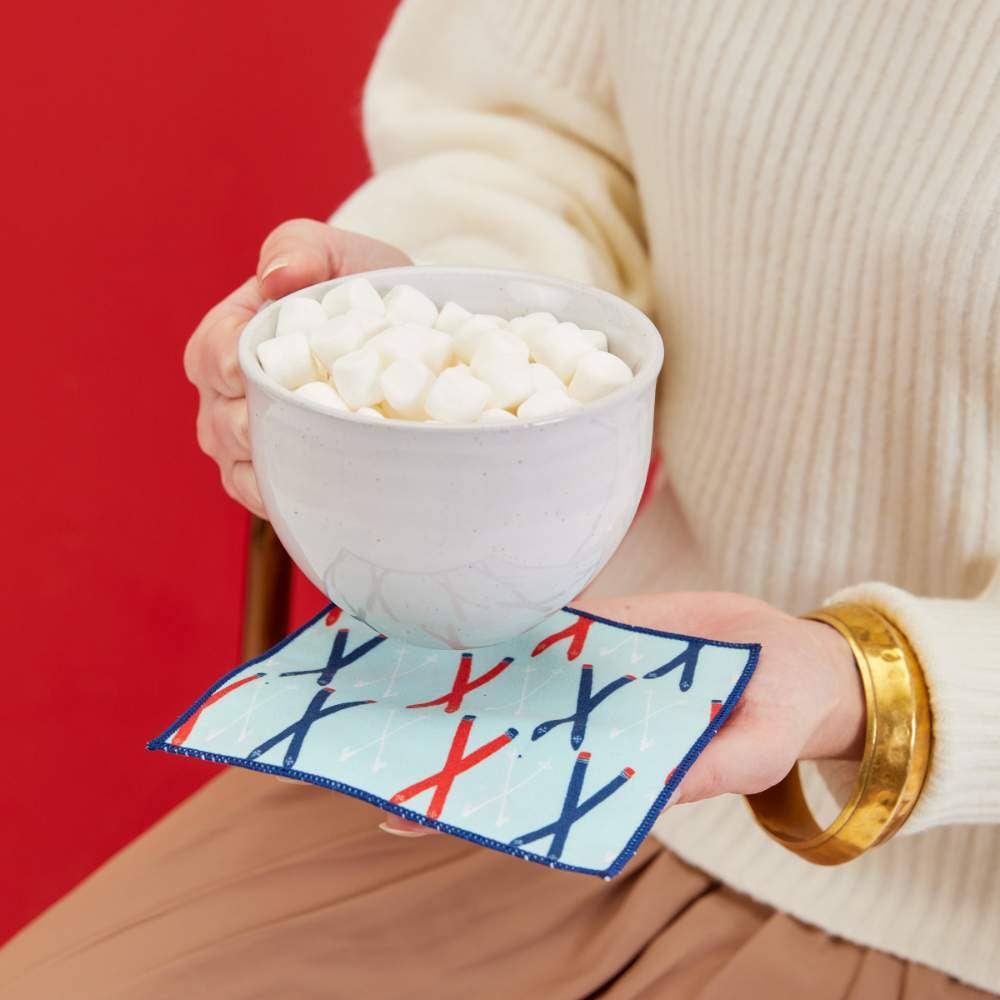 NORDIC SPORTS Reusable Eco Cocktail Napkins, set of 8
