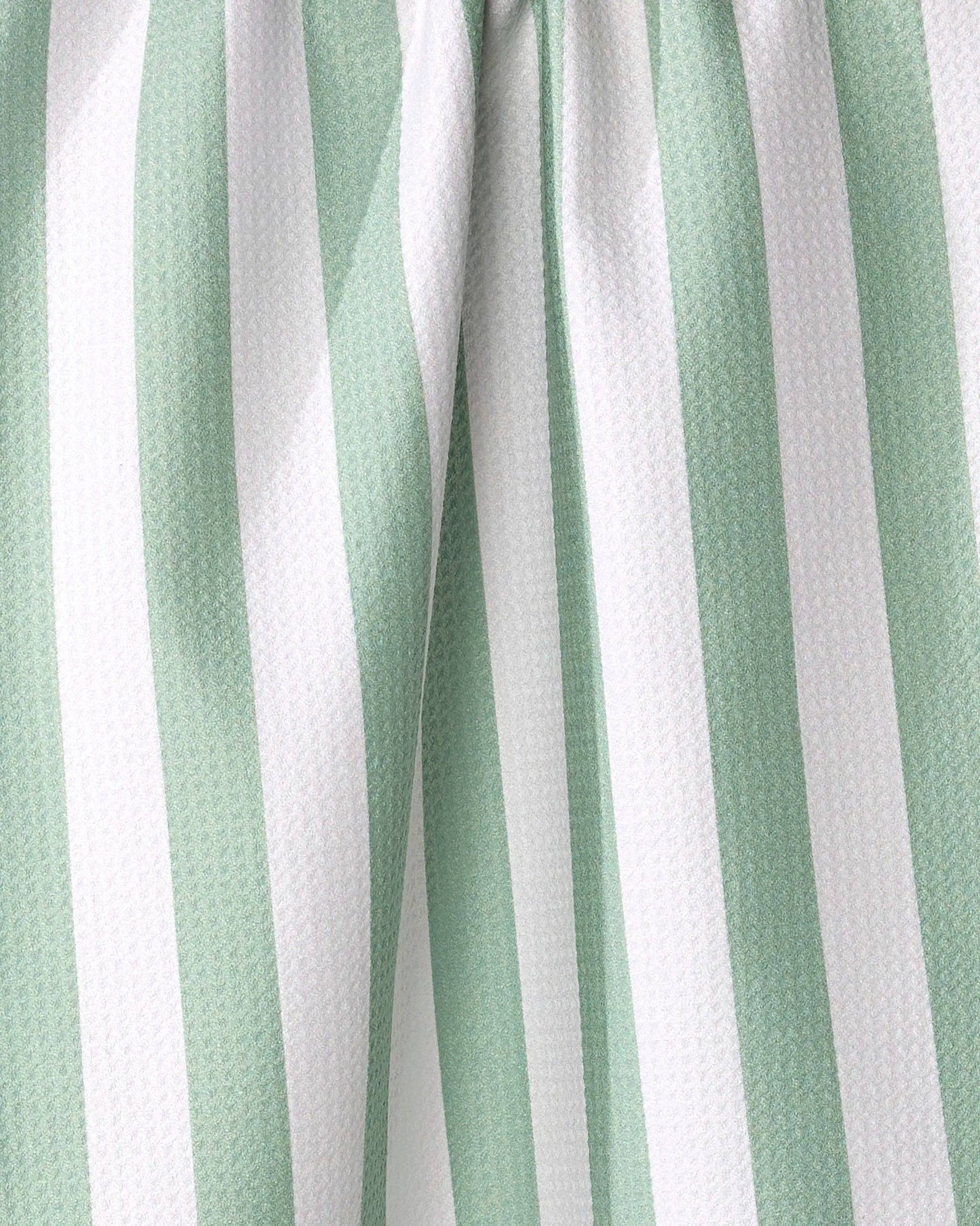 Mistletoe Striped Tea Towel