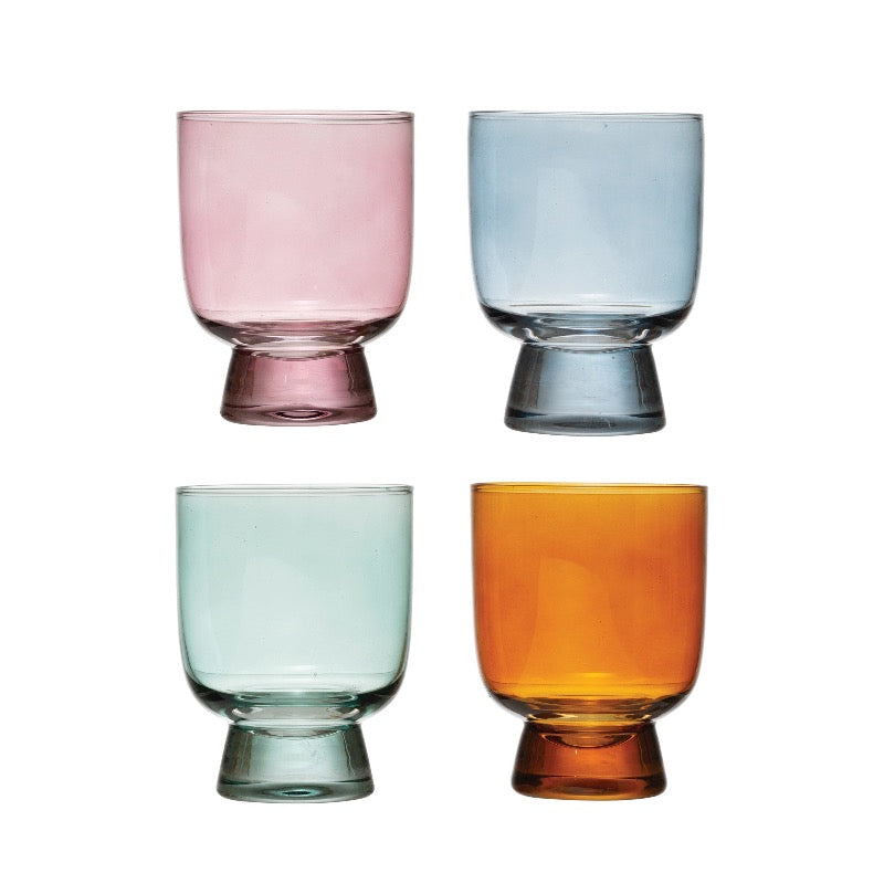 6 oz. Drinking Glass, 4 Colors