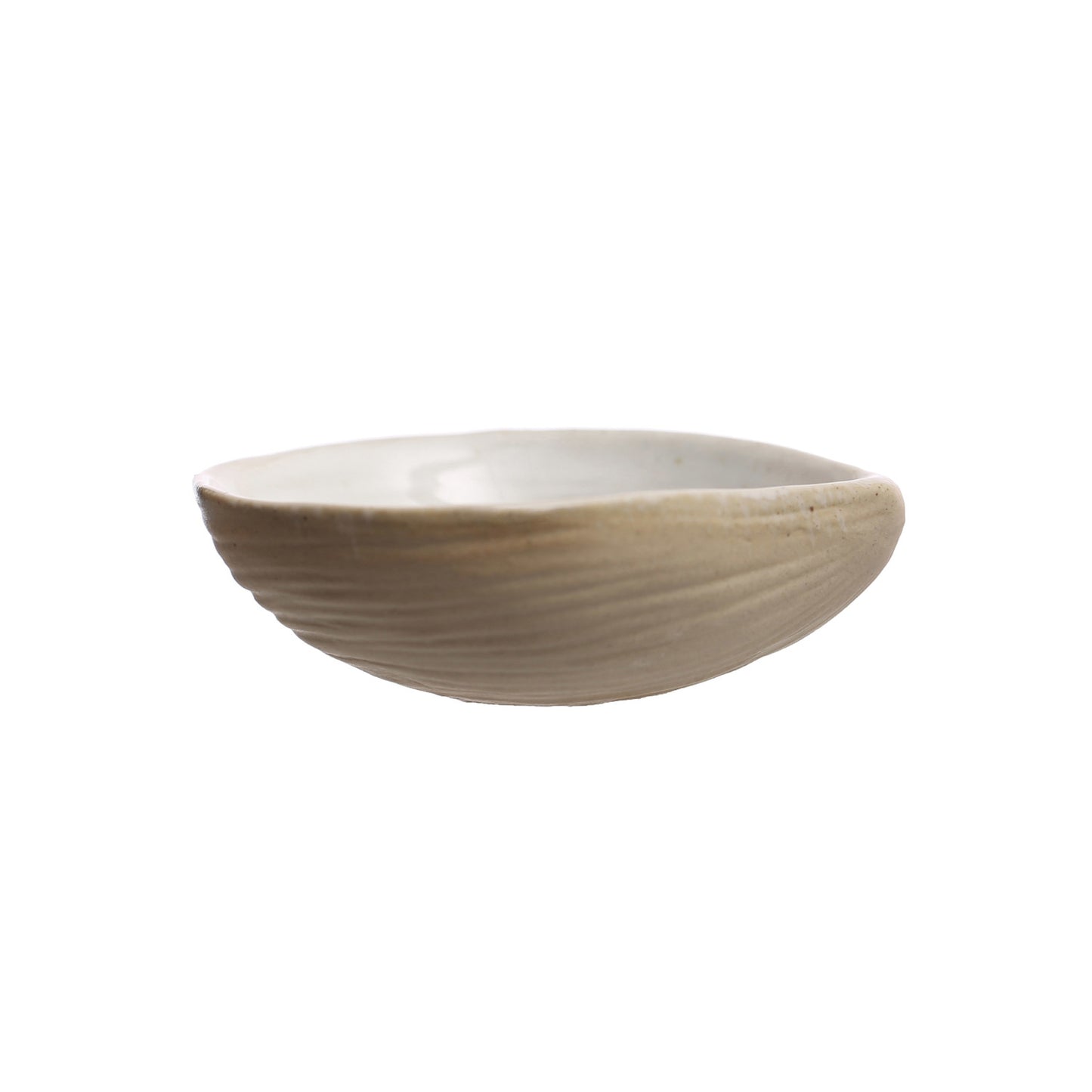 Stoneware Shell Dish (Each One Will Vary) - 3"
