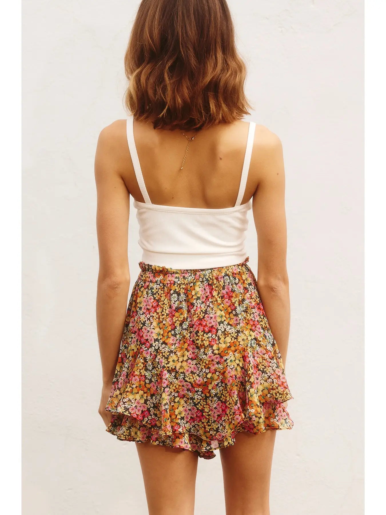 Flower Bed Double Flared Skort