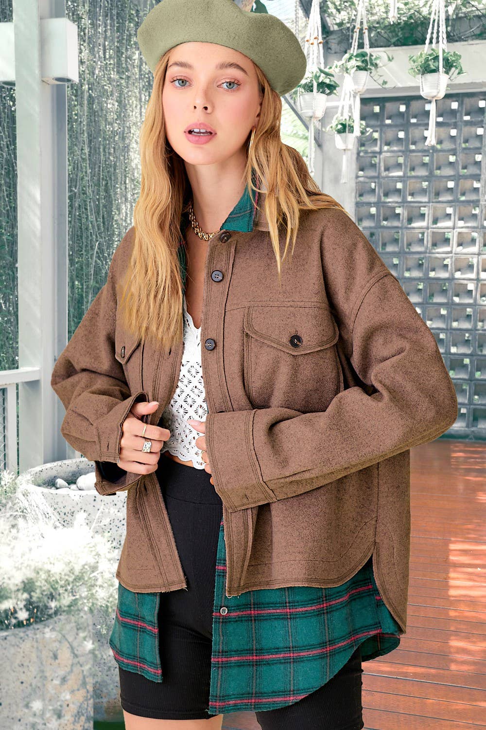 Lightweight Button Down Jacket