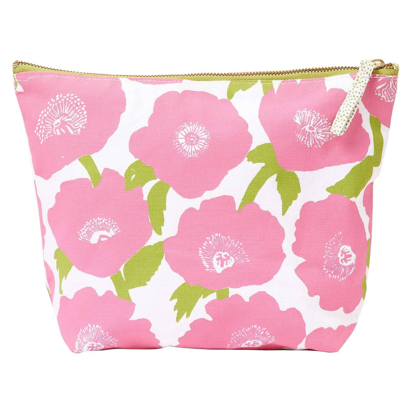 Pink Poppies Pouch, Large